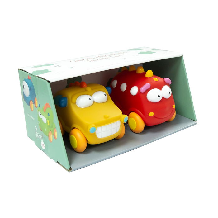 Tachan Set 2 Coches Monstruos Amarillo y Rojo +12 meses
