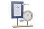 DKD Home Decor Marco Multifoto Calella con Diseño de Peces, Azul y Cristal