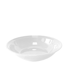 AMC POLITRAY Plato Hondo de Policarbonato, 19 cm / 18.5 cm de Diámetro, Capacidad 70 cl, Color Blanco, Incluye Especificaciones (Set de 50)