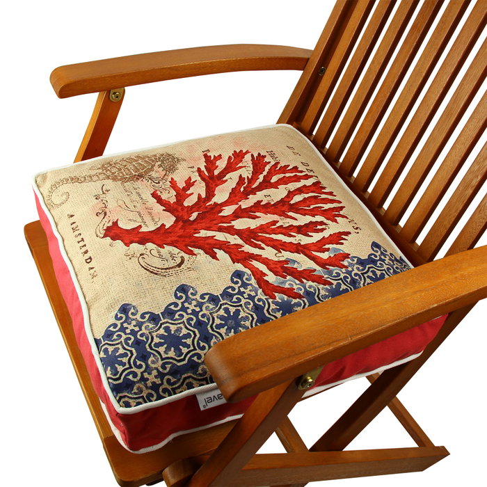 Aberto Design YM1002 Cojín, 50% Algodón / 50% Poliéster, Tamaño 42 x 42 cm, para Decoración y Comodidad del Hogar