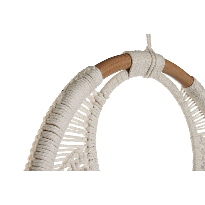 DKD Home Decor Atrapasueños de Ratán y Macramé Surtido de 2 Unidades