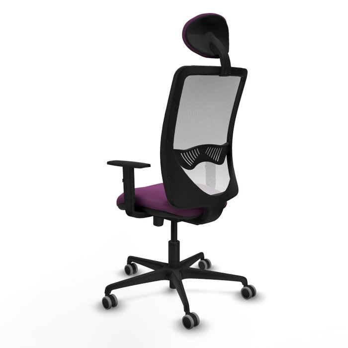 PIQUERAS Y CRESPO Silla de oficina Zulema Morado y Blanco