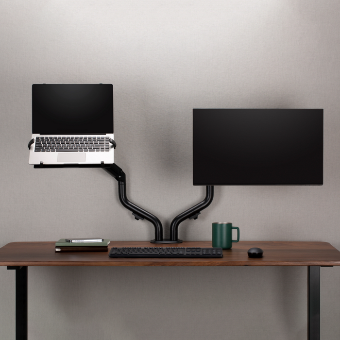 Aisens Soporte de Mesa para Portátil y Monitor/TV de 17-32 Pulgadas, Negro Aisens Soporte de Mesa para Portátil y Monitor/TV de 17-32 Pulgadas, Negro