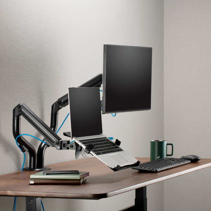 Aisens Soporte de Mesa para Portátil y Monitor/TV de 17-32 Pulgadas, Negro Aisens Soporte de Mesa para Portátil y Monitor/TV de 17-32 Pulgadas, Negro