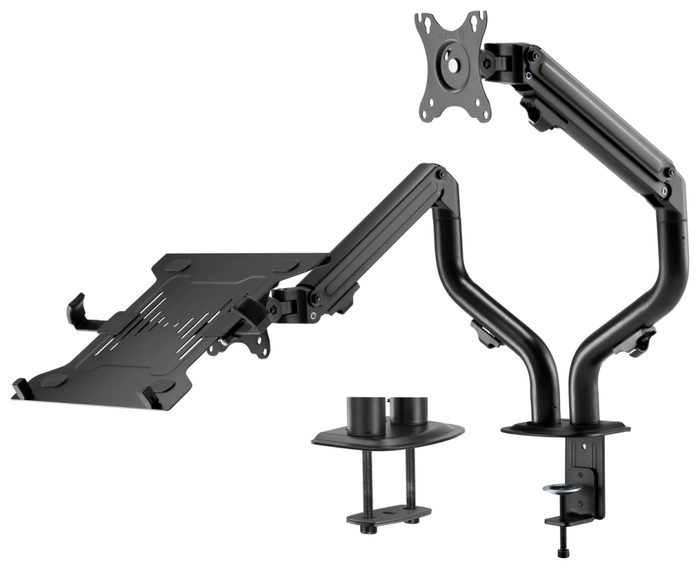Aisens Soporte de Mesa para Portátil y Monitor/TV de 17-32 Pulgadas, Negro Aisens Soporte de Mesa para Portátil y Monitor/TV de 17-32 Pulgadas, Negro