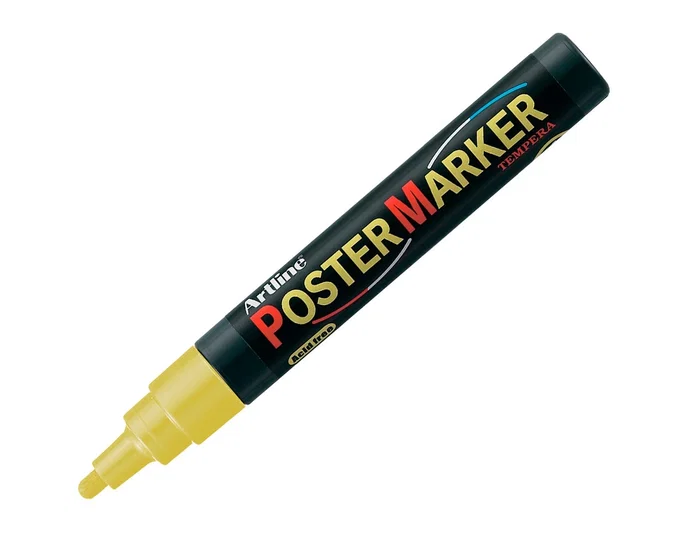 Artline Rotulador EPP-4 Poster Marker Punta Redonda 2 mm Metalizado Oro