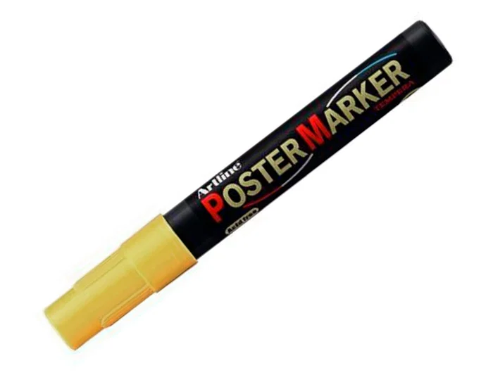 Artline Rotulador EPP-4 Poster Marker Punta Redonda 2 mm Metalizado Oro