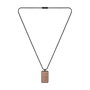 Hugo Boss Collar de Acero Inoxidable 45cm Gris 1580185