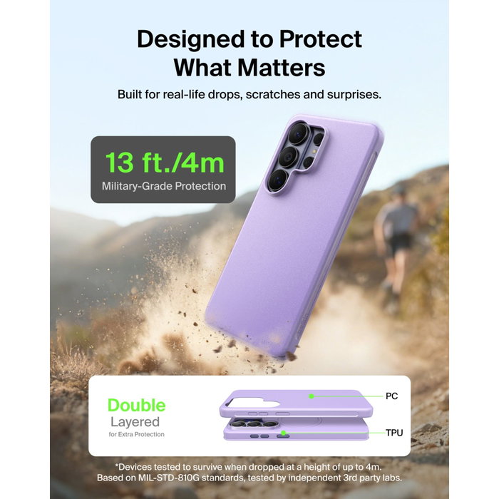 Belkin SheerForce Protect S26 Ul Cover Lavanda Belkin SheerForce Protect S26 Ul Cover Lavanda