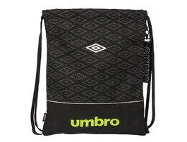 Bolsa Mochila con Cuerdas Umbro Lima Negro 35 x 40 x 1 cm