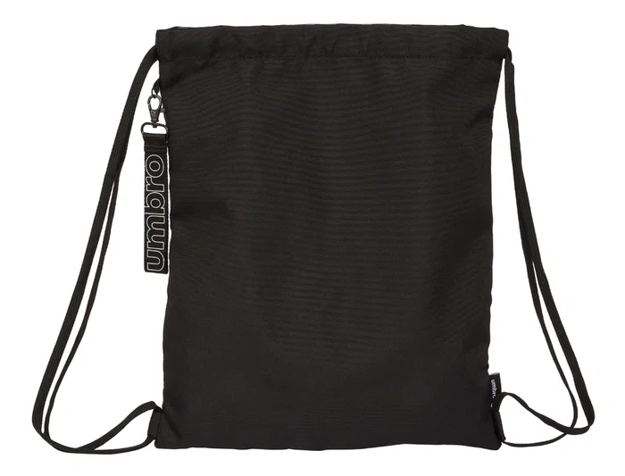 Bolsa Mochila con Cuerdas Umbro Lima Negro 35 x 40 x 1 cm