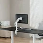 Aisens Soporte de Mesa DT32TSR-437 con Contrapeso para Monitor TV 17-32", Giratorio e Inclinable hasta 9 kg, Compatible VESA 75x75/100x100, Color Blanco