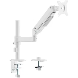 Aisens Soporte de Mesa DT32TSR-437 con Contrapeso para Monitor TV 17-32", Giratorio e Inclinable hasta 9 kg, Compatible VESA 75x75/100x100, Color Blanco