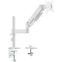 Aisens Soporte de Mesa DT32TSR-437 con Contrapeso para Monitor TV 17-32", Giratorio e Inclinable hasta 9 kg, Compatible VESA 75x75/100x100, Color Blanco