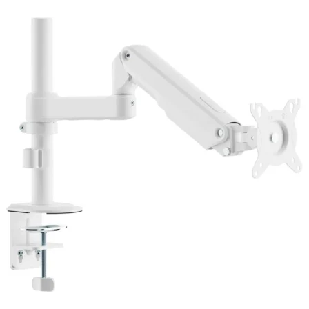 Aisens Soporte de Mesa DT32TSR-437 con Contrapeso para Monitor TV 17-32", Giratorio e Inclinable hasta 9 kg, Compatible VESA 75x75/100x100, Color Blanco