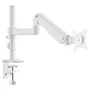 Aisens Soporte de Mesa DT32TSR-437 con Contrapeso para Monitor TV 17-32", Giratorio e Inclinable hasta 9 kg, Compatible VESA 75x75/100x100, Color Blanco