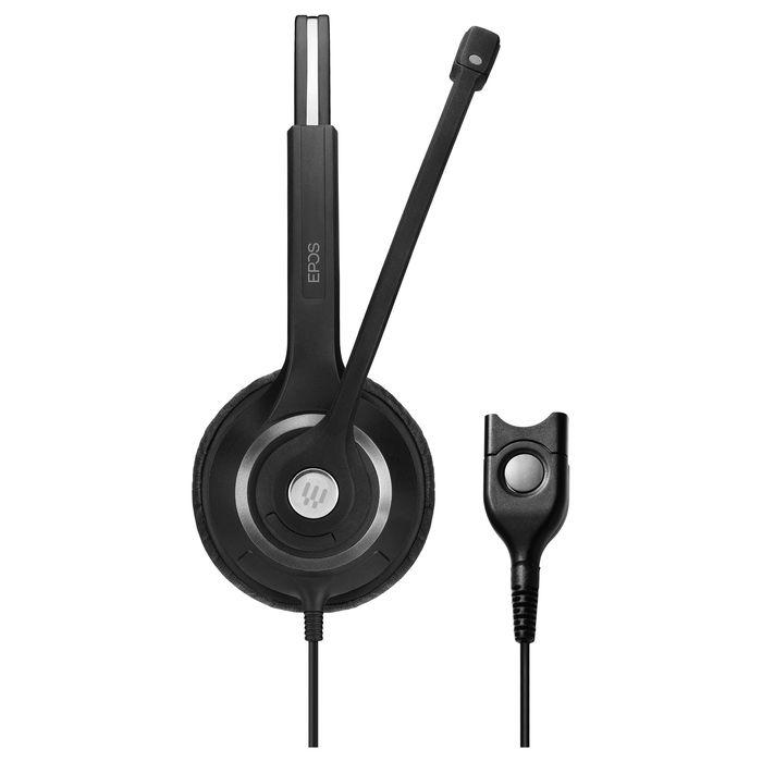 EPOS SC 238 Auriculares Alambricos OE Monoaurales para Oficina/Centro de Llamadas, Sonido Nítido, Negro