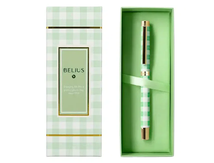 Belius Picnic Roller aluminio color verde dorado tinta negra 0.7 mm