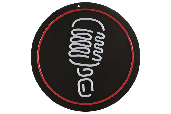 DKD Home Decor Decoracion Luminosa 1.5 x 38 x 38 cm Rojo Negro (2 Unidades)