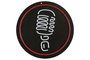 DKD Home Decor Decoracion Luminosa 1.5 x 38 x 38 cm Rojo Negro (2 Unidades)