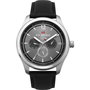 Ben Sherman WBS112B con correa de cuero negra y esfera gris