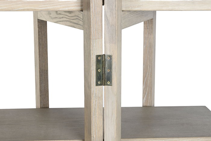 DKD Home Decor Estantería de Madera de Hevea Chuang Rome Natural