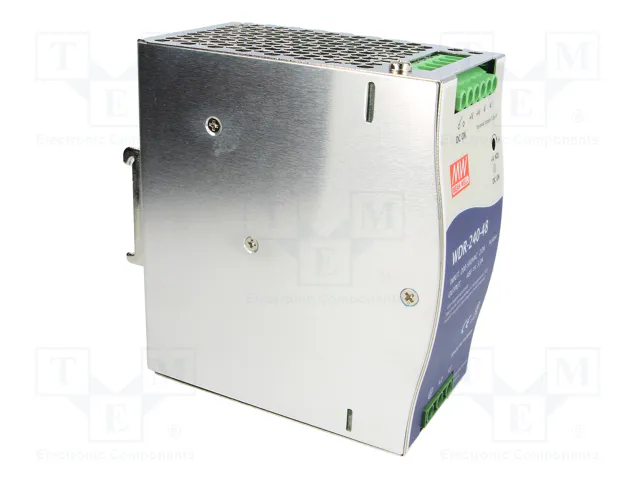 MEAN WELL WDR-240-48 Alimentador de impulso para carril DIN 240W 48VDC 5A