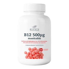 Betula Vitamina B12 500 µg 100 comprimidos masticables