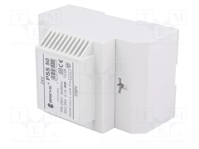 BREVE TUFVASSONS Transformador de red 50VA 230VAC/24V