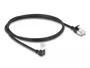 DeLOCK Cable de red RJ45 Cat.6a S/FTP Slim 1 m Negro
