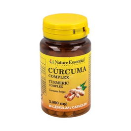 NATURE ESSENTIAL Curcuma 5000Mg + Vitamina C + Pimienta Negra 60 Cápsulas