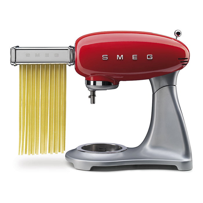 Smeg SMPC01 Pasta-Set - Prensa para pasta fresca de acero cromado compatible con SMF01/02/03/13