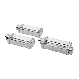 Smeg SMPC01 Pasta-Set - Prensa para pasta fresca de acero cromado compatible con SMF01/02/03/13
