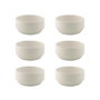 Summa Bol Apilable - Vitroporcelana Marfil, 14 cm de diámetro x 6 cm de alto, Capacidad 50 cl (Set de 6)