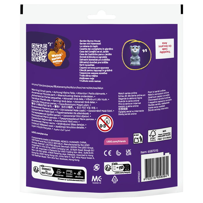 LEGO Friends 30722 Garten mit Hasenstall (Polybag) Multicolor LEGO Friends 30722 Garten mit Hasenstall (Polybag) Multicolor