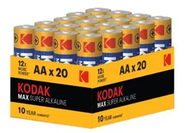 Kodak Pilas Alcalinas Max AA LR6 Blister 20 Unidades