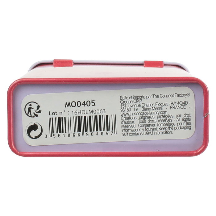 Dites-le avec des Mots Caja para Paquete de Tabaco Metálica 3x7 cm h.9 cm Colores Surtidos