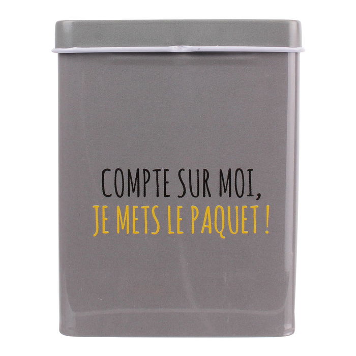 Dites-le avec des Mots Caja para Paquete de Tabaco Metálica 3x7 cm h.9 cm Colores Surtidos