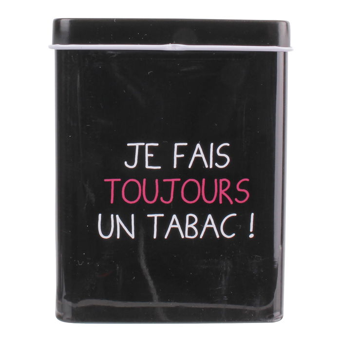 Dites-le avec des Mots Caja para Paquete de Tabaco Metálica 3x7 cm h.9 cm Colores Surtidos