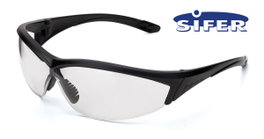 SIFER Gafas de Seguridad Sport Negra Policarbonato SHS2004UV