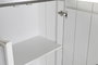 DKD Home Decor Aparador Cruz Rombo Blanco