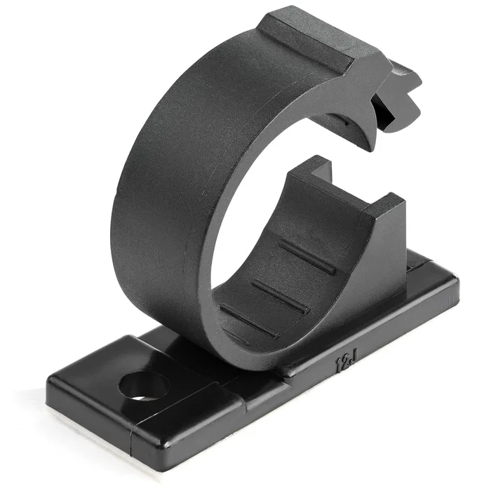 Startech CBMCC3 Clips de Gestión de Cableado Autoadhesivos Negro (Paquete de 100)