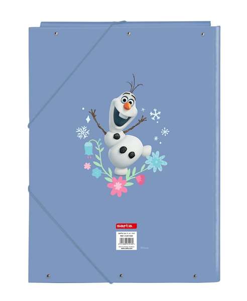 Safta Carpeta folio 3 solapas Frozen 26x33,5x2,5cm