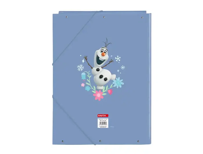 Safta Carpeta Folio Frozen con 3 Solapas y Gomas Elásticas Safta Carpeta Folio Frozen con 3 Solapas y Gomas Elásticas
