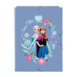 Safta Carpeta Folio Frozen con 3 Solapas y Gomas Elásticas