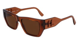 Karl Lagerfeld KL6123S-5418246 Gafas de Sol Marrón con Cristal Amarillo