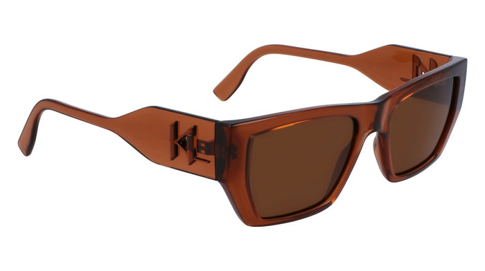 Karl Lagerfeld KL6123S-5418246 Gafas de Sol Marrón con Cristal Amarillo