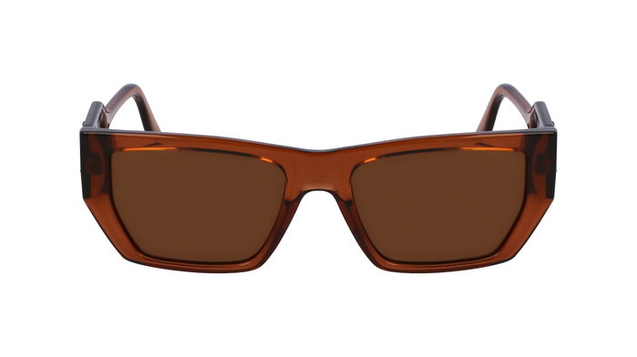 Karl Lagerfeld KL6123S-5418246 Gafas de Sol Marrón con Cristal Amarillo