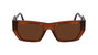 Karl Lagerfeld KL6123S-5418246 Gafas de Sol Marrón con Cristal Amarillo