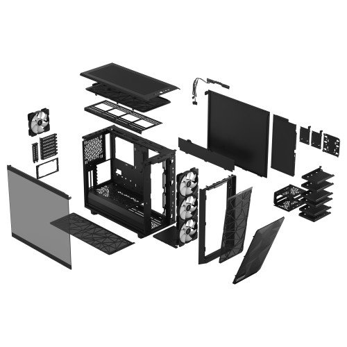 Fractal Design Chasis Meshify 2 RGB Negro FD-C-MES2A-06